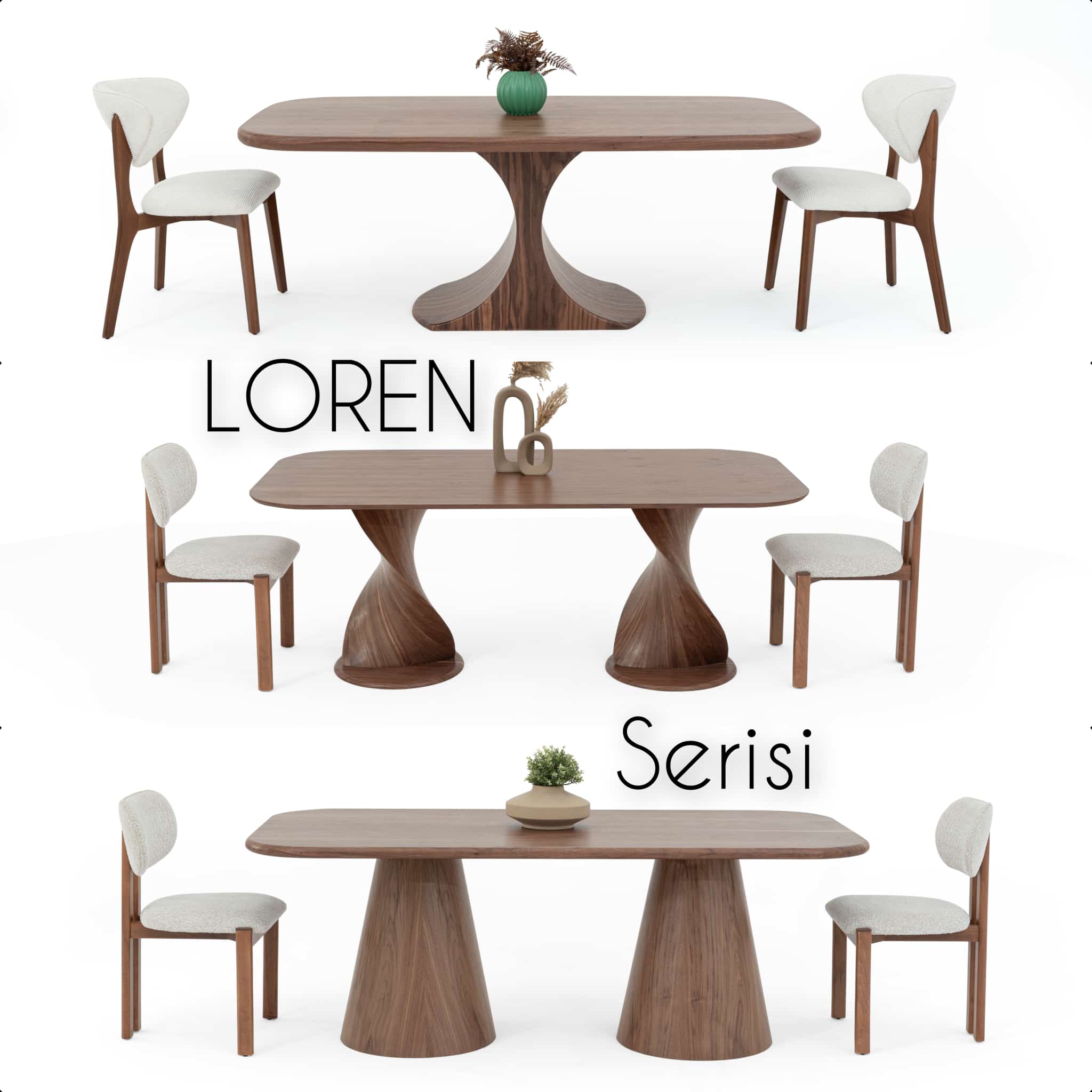 LOREN SERİSİ MASA SANDALYE